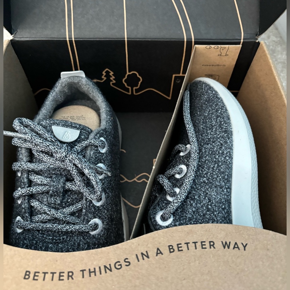 Allbirds Wool Runner in Natural Grey size 9, worn once